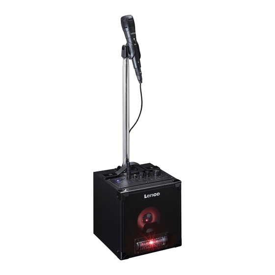 User Manuals: LENCO BTC-070BK Bluetooth Karaoke Speaker