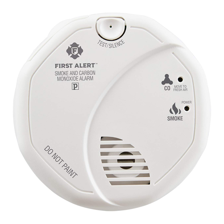First Alert SCO5RVA - Combination Smoke And Carbon Monoxide Alarm Manual