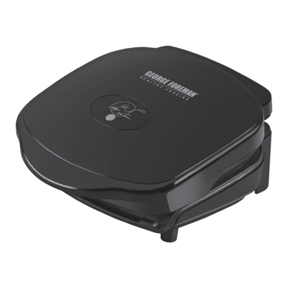 George Foreman GBZ10B127V How To Use Manual