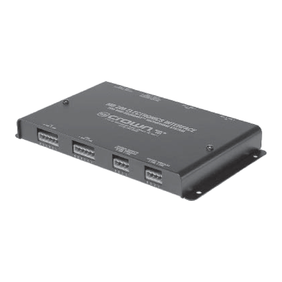 Crown MB-100 Datasheet