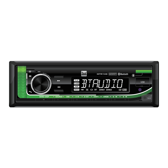Dual Electronics Corporation MTR14G Installation & Owner's Manual