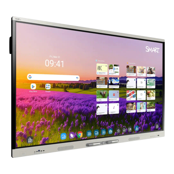 SMART Board MX (V5) Series Installation And Maintenance Manual