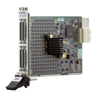 National Instruments NI PXIe-7821R Getting Started Manual
