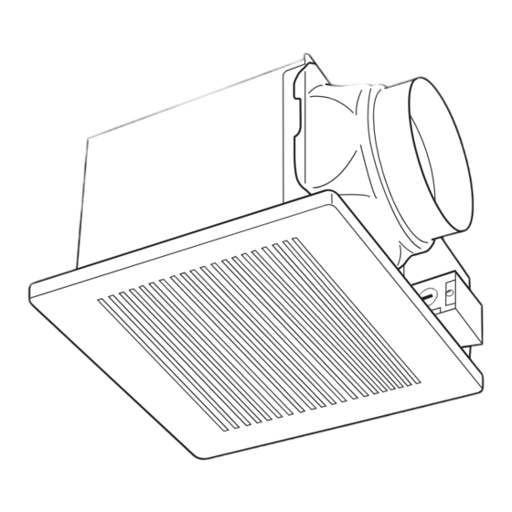 Panasonic FV-40VQ3 Installation Instructions Manual