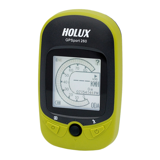 Holux GPSport 260 User Manual