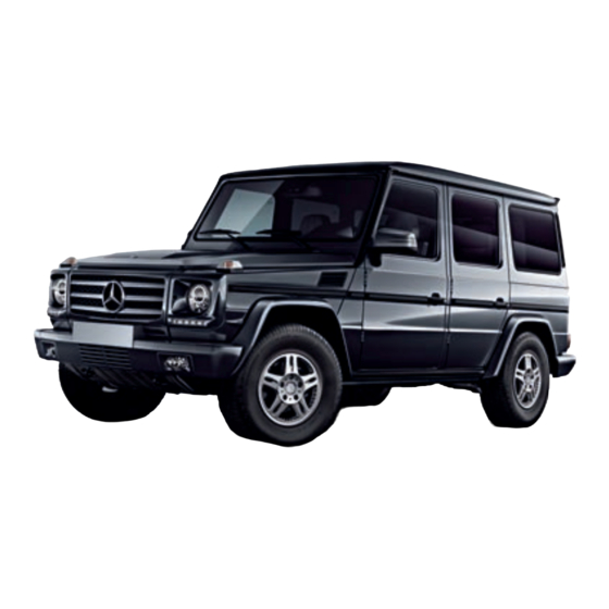 Mercedes-Benz G-Class Operator's Manual