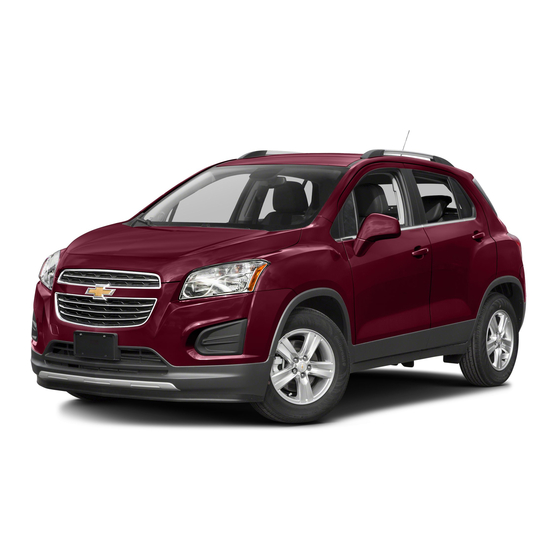 Chevrolet Trax 2016 Owner's Manual