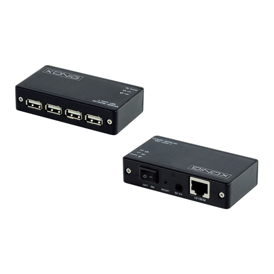 Konig CMP-USBNETBOX4 Manual