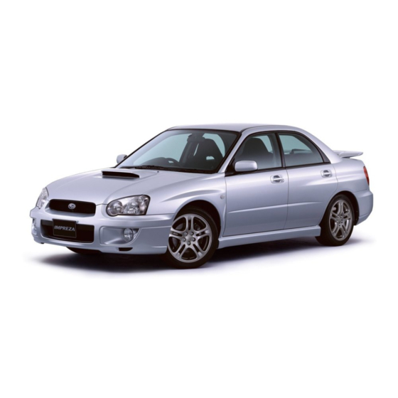 Subaru Impreza 2003 Service Manual