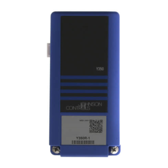Johnson Controls System 350 Y350R Technical Bulletin