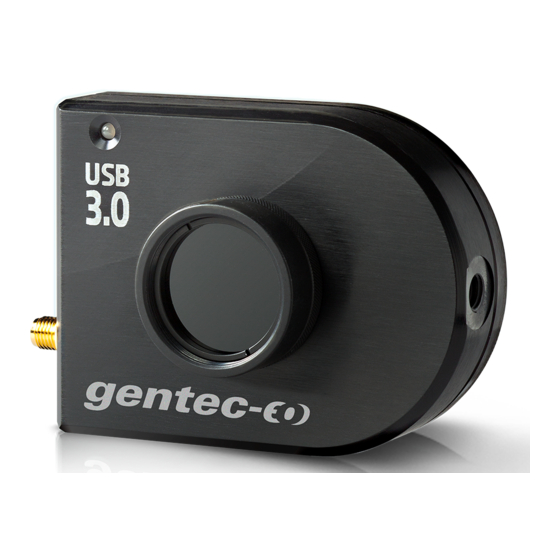 Gentec-EO BEAMAGE SERIES Manuals