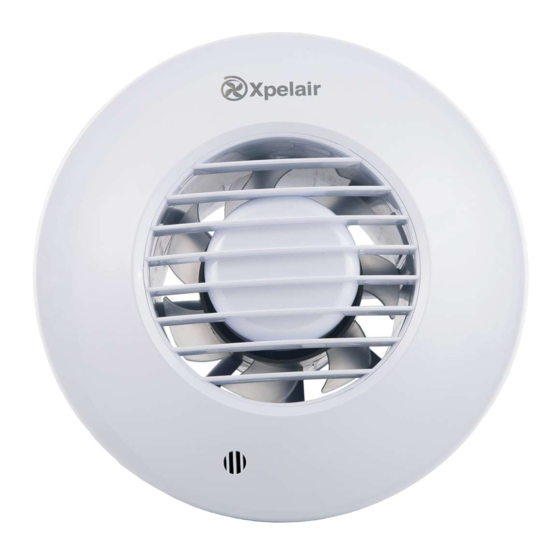 Xpelair Simply Silent LV100R Installation And Maintenance Instructions Manual