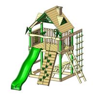 Gorilla Playsets Chateau Tower Treehouse with Fort Add On 1500AWFNS Manual
