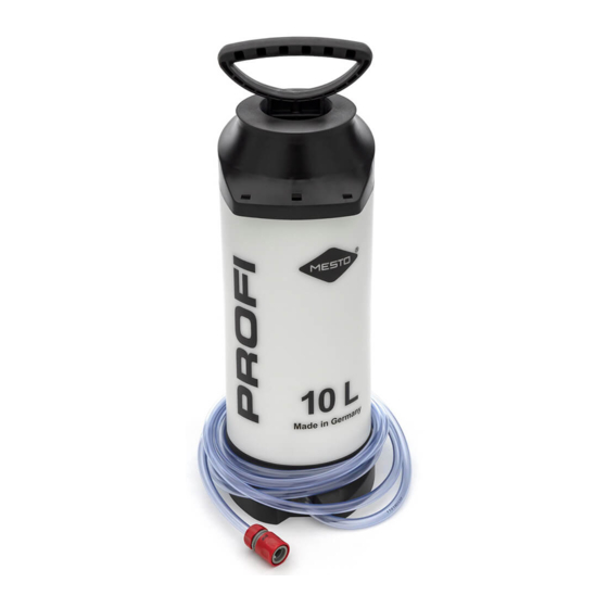 Mesto PROFI 3270 Series Instructions For Use Manual