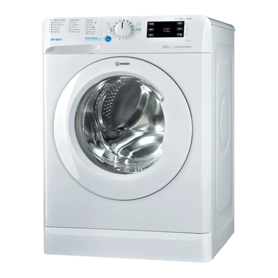Indesit BWE 81483 Instructions For Use Manual