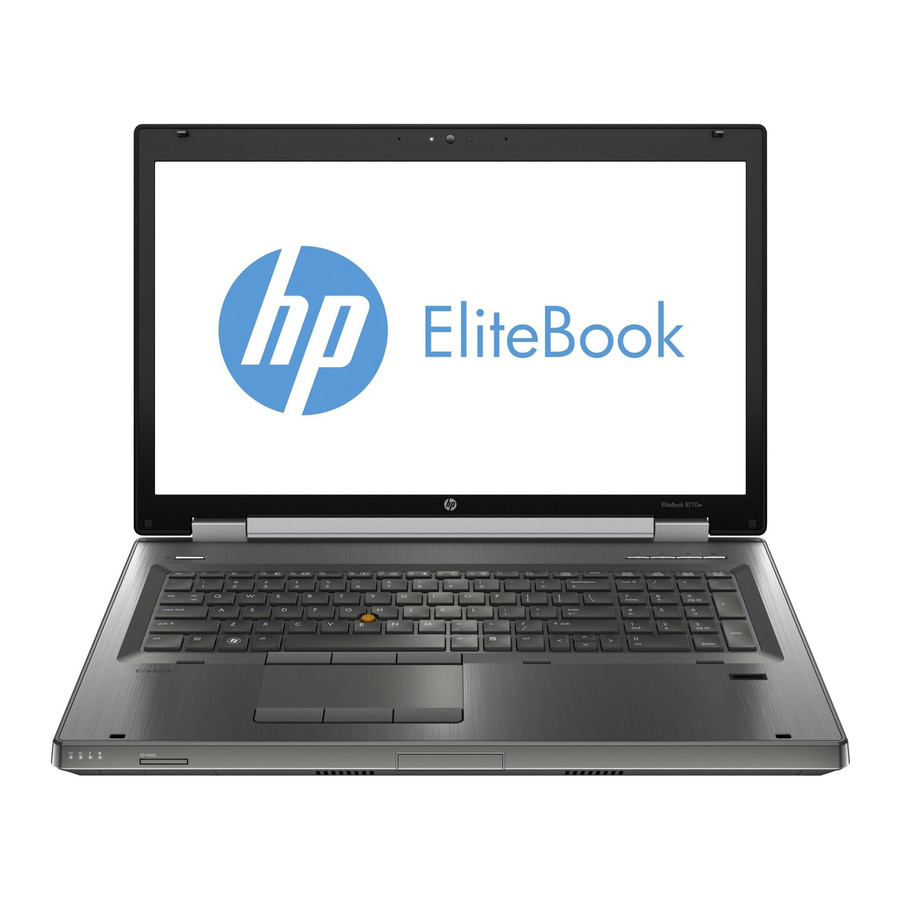 HP EliteBook 8770w Getting Started Manual
