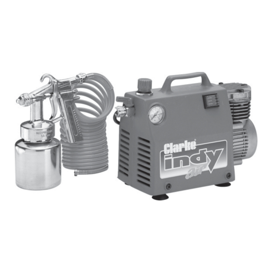 User Manuals: Clarke INDY OIL FREE Air Compressor