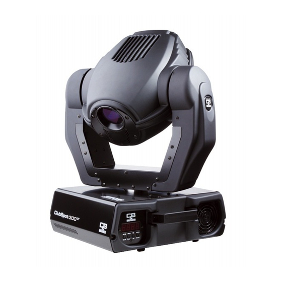 Robe ClubSpot 300 Lighting Fixture Manuals