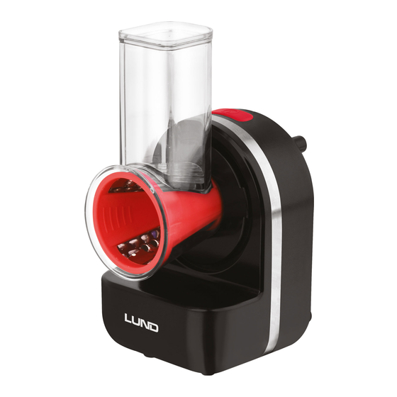 Lund 67961 Food Processor 3in1 Manuals