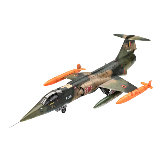 REVELL F-104 G Starfighter Assembly Manual