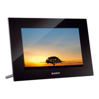 Sony S-Frame DPF-XR100 Handbook