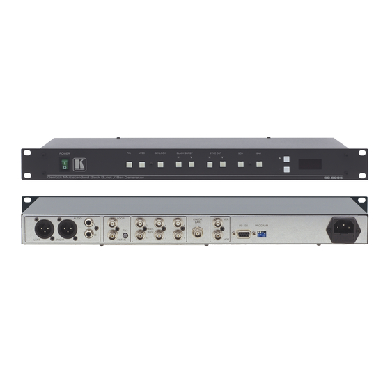 Kramer SG-6005 User Manual