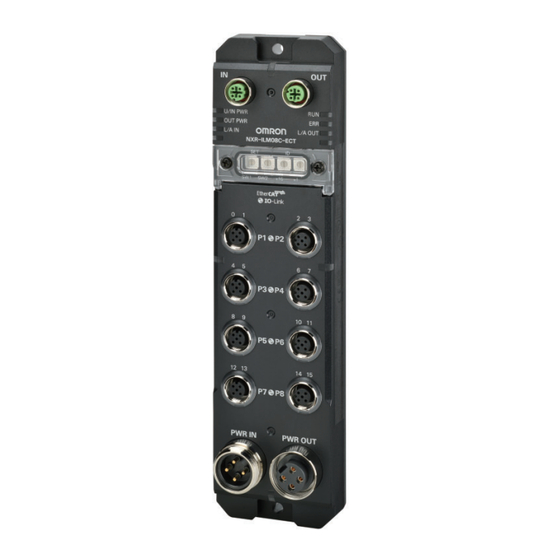 Omron NXR Series User Manual