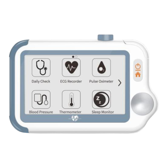 Wellue Checkme Pro Health Monitor User Manual