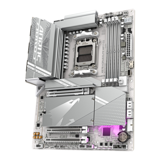 Gigabyte X870 AORUS ELITE WIFI7 ICE User Manual