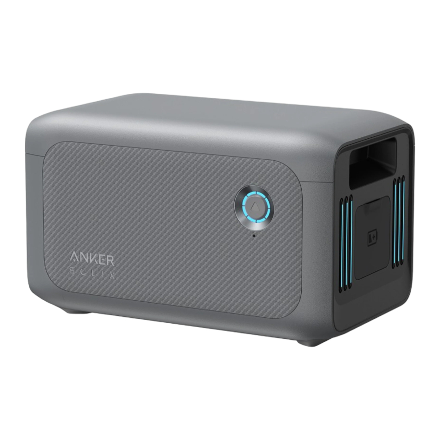 Anker SOLIX BP1000, SOLIX BP1000X - Expansion Battery Manual