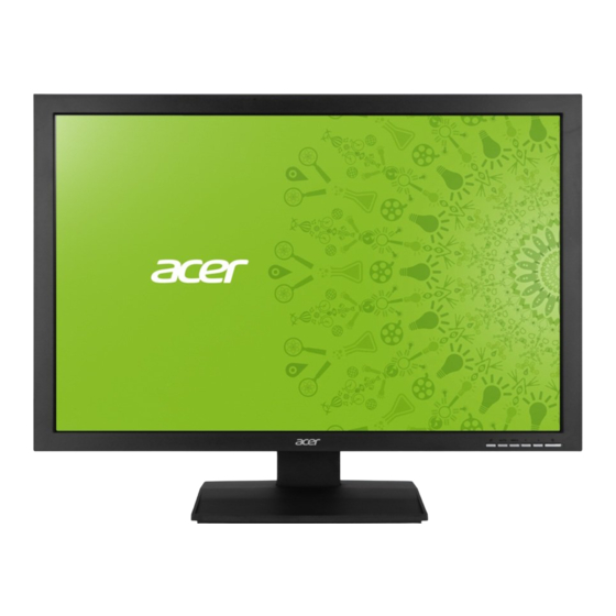Acer V223WL User Manual