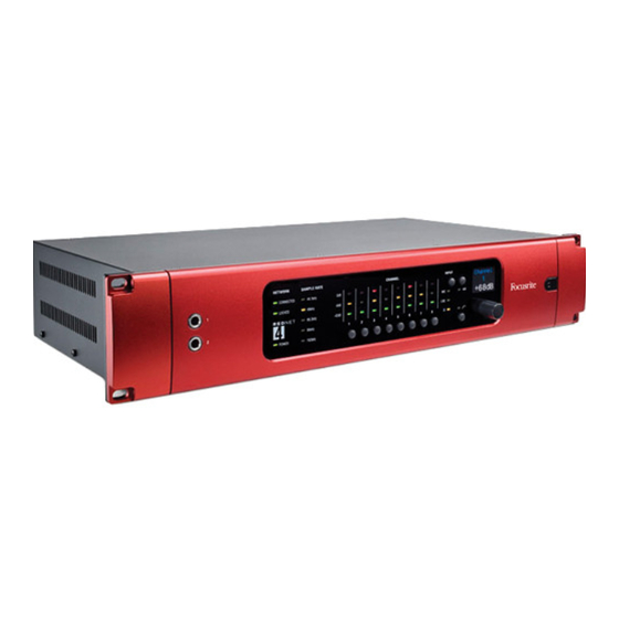 Focusrite RedNet 4 User Manual