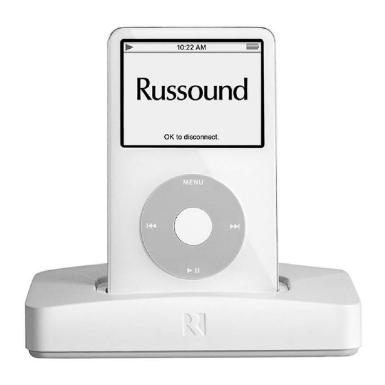Russound BGD1 iBridge Dock Instruction Manual