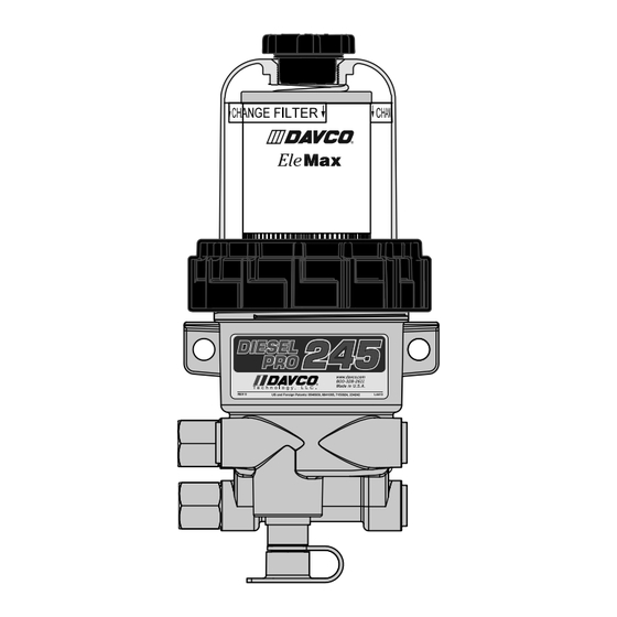 Davco DIESEL PRO 245 Technical Manual