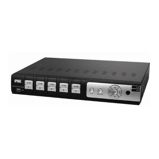 urmet domus Hybrid DVR Series Quick Manual