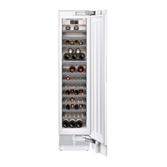 Gaggenau RW414364 User Manual