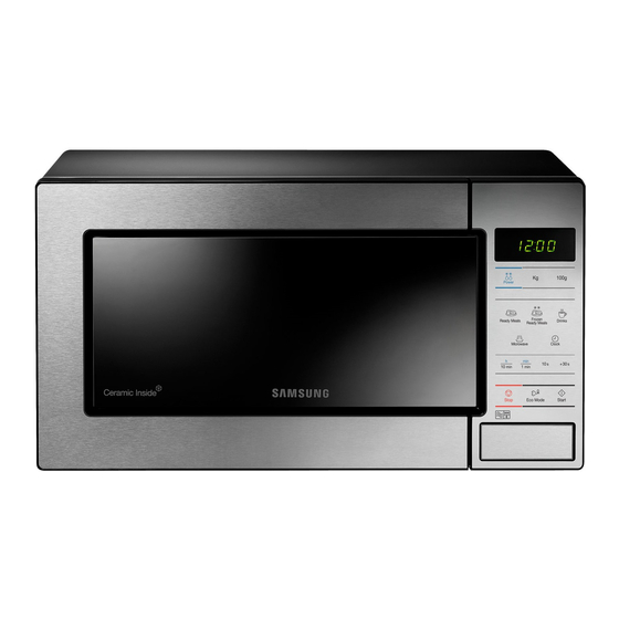 Samsung ME83M Owner's Instructions & Cooking Manual