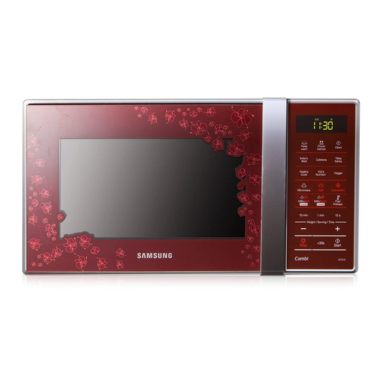 Samsung CE74JD Convection Microwave Oven Manuals