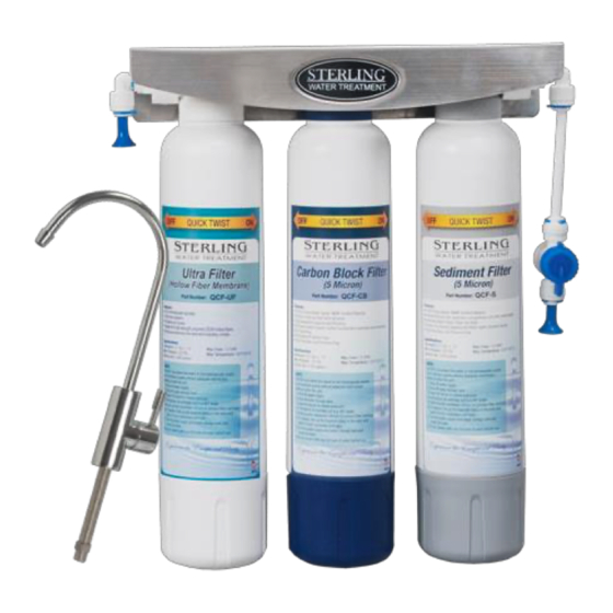 sterling water treatment CRS-3 Installation Manual