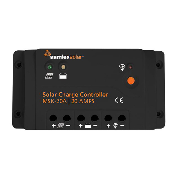 SamplexPower MSK-20A Owner's Manual
