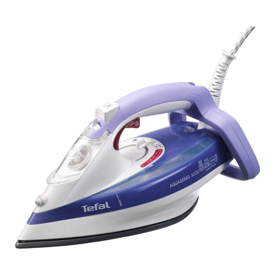 TEFAL AQUASPEED FV53 Series Manual