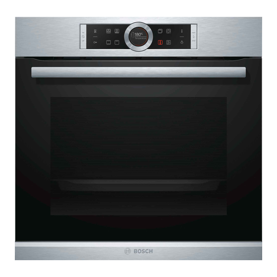 Bosch HBG632BS1 Instruction Manual