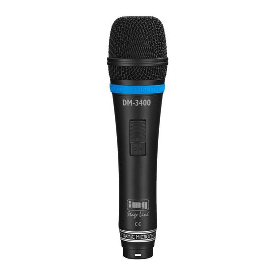 IMG STAGE LINE DM-3400 Instruction Manual