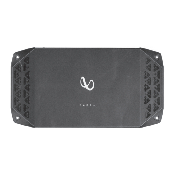 Harman infinity KAPPA five Owner's Manual