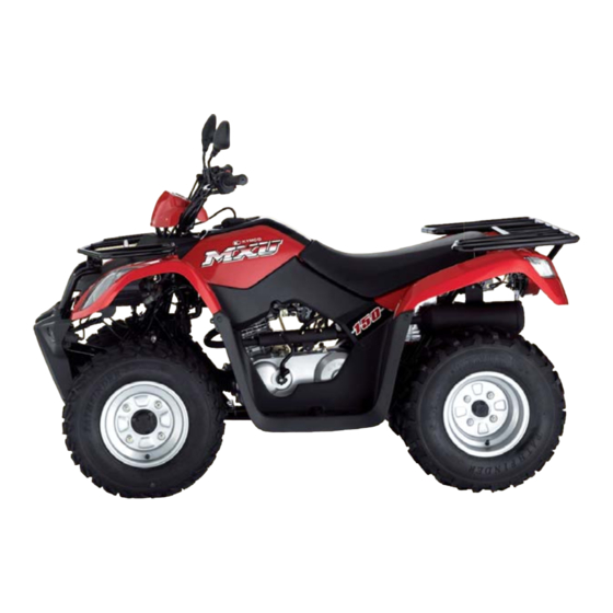 KYMCO 150 MXU Specifications
