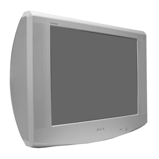 Sony FD Trinitron KV-29LS60E Service Manual