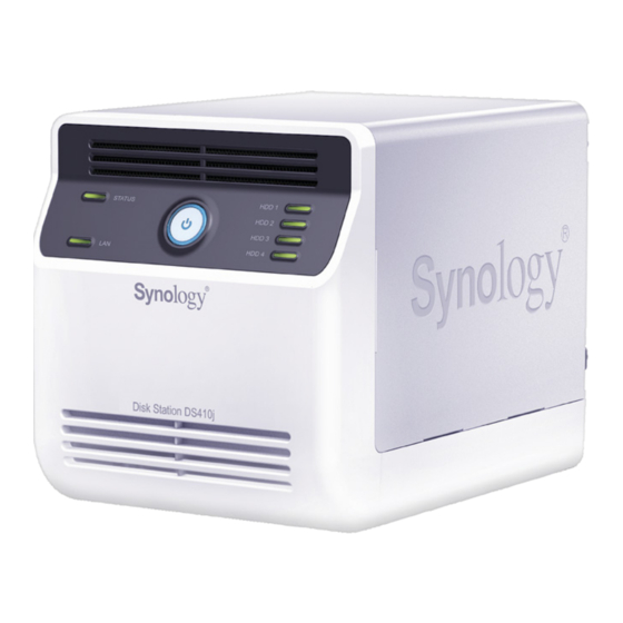 Synology Disk Station DS410j Brochure & Specs