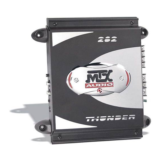 MTX Thunder 202 Manuals
