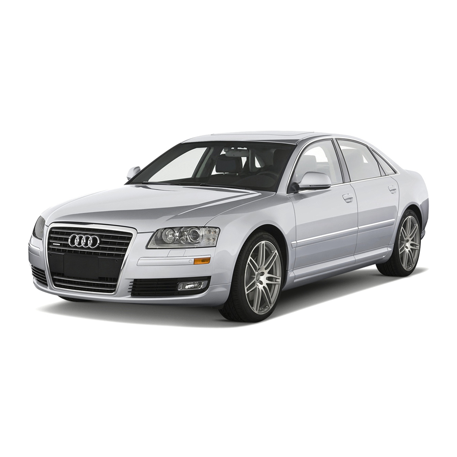 Audi A8 Workshop Manual