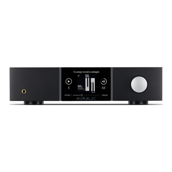 Auralic ALTAIR G1 User Manual